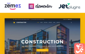 Contractor - Architecture & Construction Company Elementor WordPress Theme