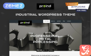Proind - Industrial Services Multipurpose Modern Elementor WordPress Theme