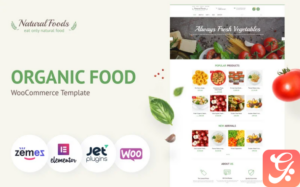 Natural Foods - Organic Food Template for Online Stores WooCommerce Theme