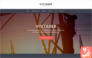Voltager - Electricity & Electrician Services WordPress Theme