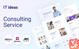 ITIdeas - Consulting Website Template for WordPress Theme
