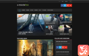 MovieLine - Online Cinema WordPress Theme