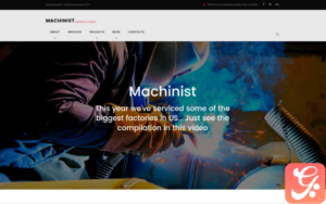 Machinist - Professional Industrial WordPress Theme