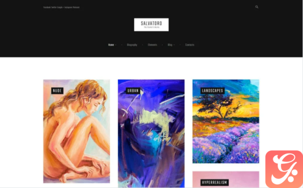 Salvatoro WordPress Theme