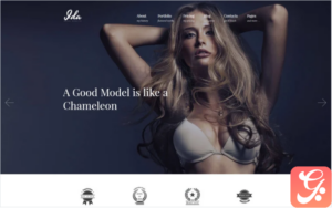 Ida - Model Photo Portfolio WordPress Theme