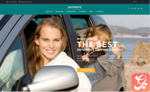 SafeDrive - Driving School Responsive WordPress Theme