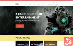 Play Games WordPress Theme