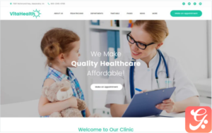 VitaHealth - Pediatric Clinic Responsive Medical WordPress Theme