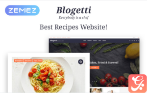 Blogetti - Restaurant Blog WordPress Theme