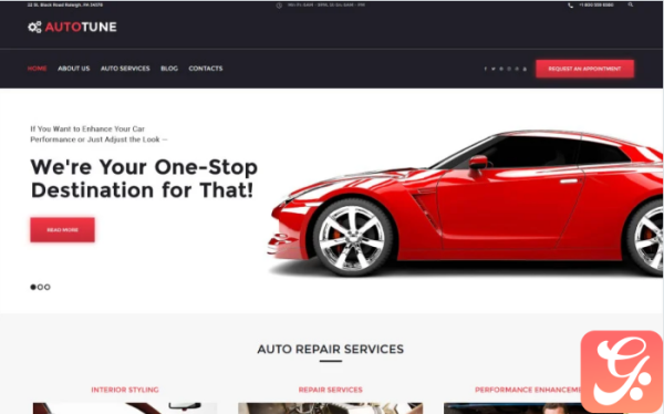 AutoTune - Car Tuning WordPress Theme