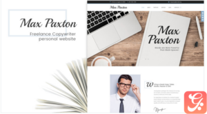 MaxPaxton - Freelance Copywriter and Journalist WordPress Theme