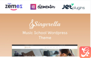 Singerella - Music School WordPress Theme