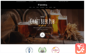 GutenBerg - Beer Pub and Brewery WordPress Theme