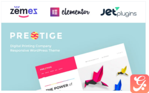 Presstige - Digital Printing Company Responsive WordPress Theme