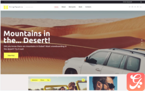 TripTastic - Travel Blog WordPress Theme