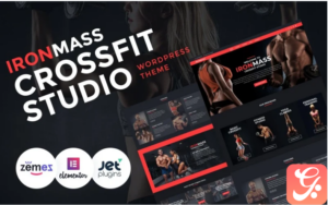 IronMass - Gym Fitness & Bodybuilding Elementor WordPress Theme