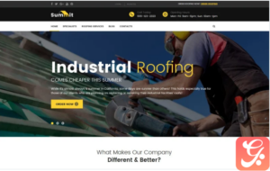 Summit - Roofing Responsive WordPress Theme
