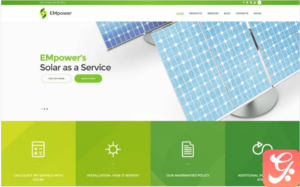 EMpower - Solar & Renewable Energy WordPress Theme