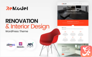 Remodel - Renovation & Interior Design WordPress Theme