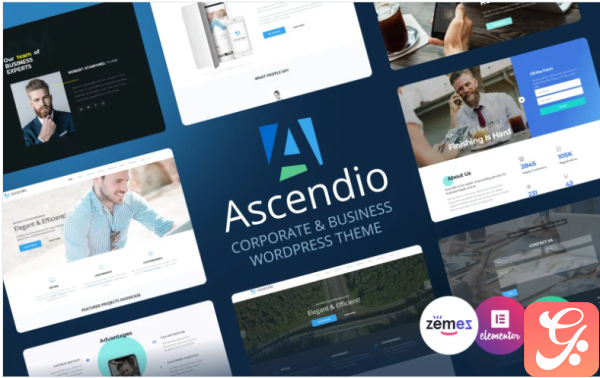 Ascendio Corporate Business WordPress Theme