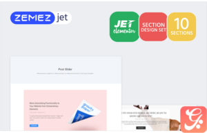 Blogster - Posts Jet Sections Elementor Template