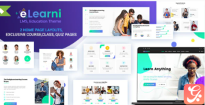 LMS, Online Courses WordPress Theme - eLearni 1.5