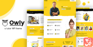 Owly - elearning Education, Tutor WordPress Theme 2.3