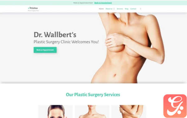 Pristine Plastic Surgery WordPress Theme