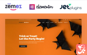PartyMaker - Halloween Party WordPress Theme