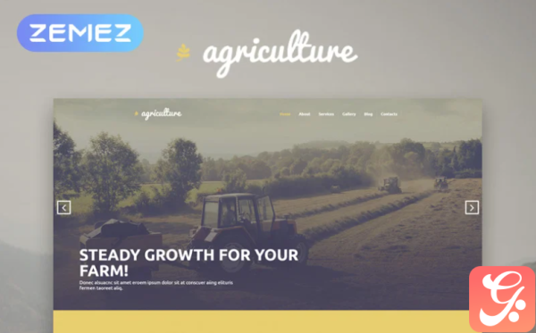 Agriculture - Crop Farming Elementor WordPress Theme