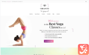 Shanti - Yoga Studio WordPress Theme