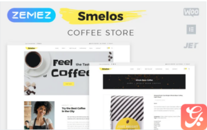 Smelos - Coffee Shop ECommerce Classic Elementor WooCommerce Theme