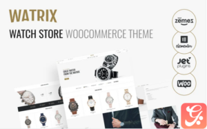 Watrix - Watch Shop ECommerce Classic Elementor WooCommerce Theme