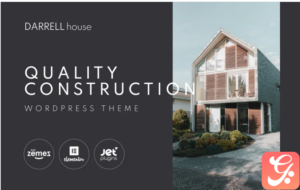 Darrell house - Quality Construction WordPress Theme