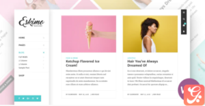 Eskimo - Minimal Personal WordPress Blog Theme 1.8.2