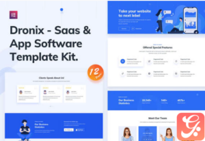 Dronix - SaaS & Startup Template Kit
