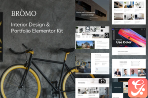 Bromo - Interior Design Portfolio Template Kit