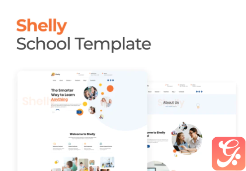 Shelly %E2%80%93 School Template Kit for Elementor