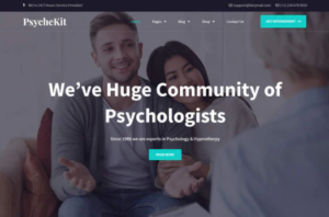 PsycheKit - Psychologist & Hypnotherapy Elementor Template Kit