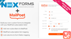 NEX-Forms - MailPoet Add-on 1.0