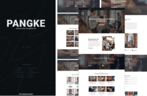 Pangke - Barbershop Template Kit