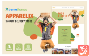 Apparelix Food Delivery Shopify Theme