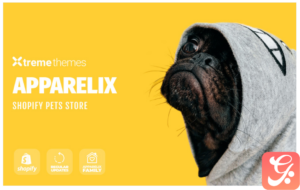 Apparelix Pets Online Store Template Shopify Theme