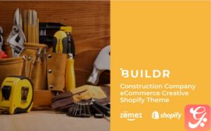 BUILDR - Construction Company eCommerce Creative Shopify Theme