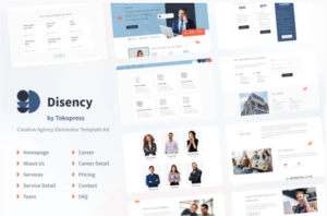 Disency | Agency Elementor Template Kit