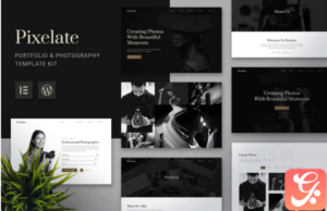 Pixelate - Portfolio & Photography Elementor Template Kit