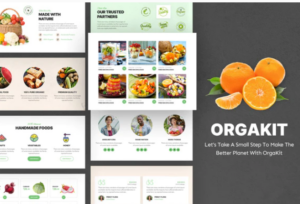 OrgaKit - Organic Farm Elementor Template Kit