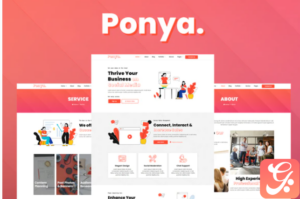 Ponya - Social Media Agency Template Kit