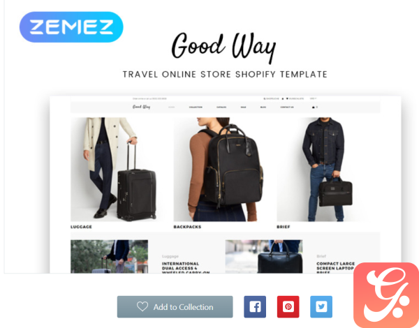 Good Way Travel Online Store Clean Shopify Theme
