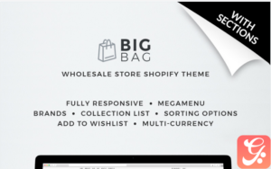 Big Bag - Wholesale Store Shopify Theme